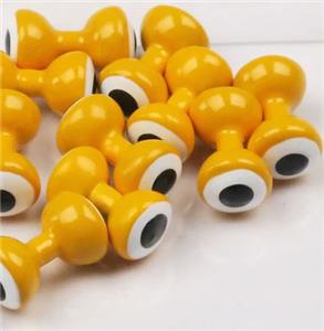 Double Pupil Brass Eyes Yellow