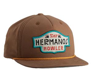 Howler Bros Structured Snapback : Los Hermanos Badge