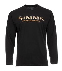Simms LS Logo Tee Shirt